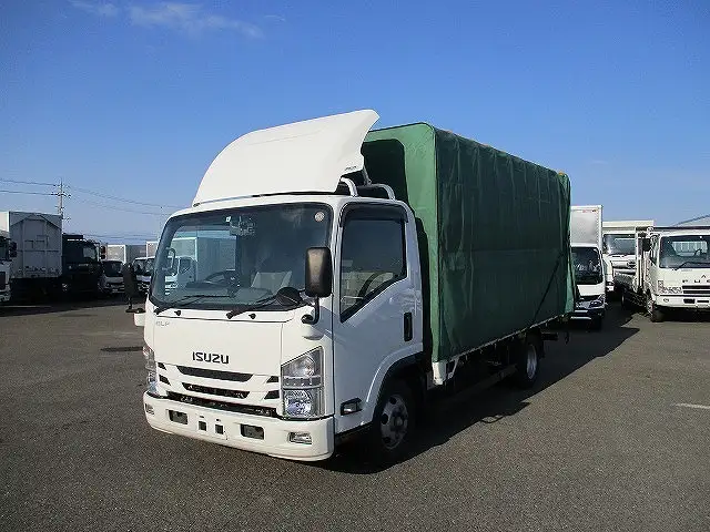 いすゞ エルフ 小型 平ボディ 幌 TRG-NPR85AR の中古トラック【車両No.178407】