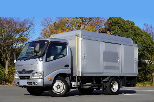 日野 デュトロ 小型 アルミバン ボトルカー サイドドア の中古トラック【車両No.178778】