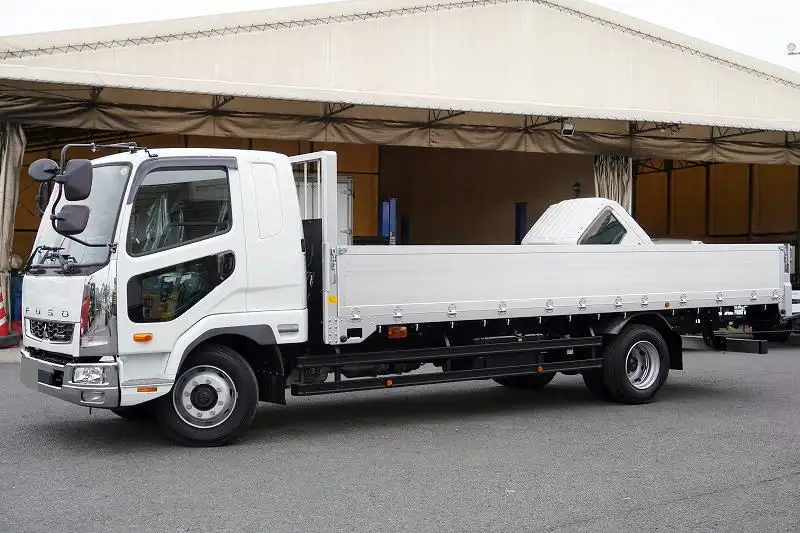 三菱 ファイター 中型/増トン 平ボディ アルミブロック ベッド の中古トラック【車両No.178737】