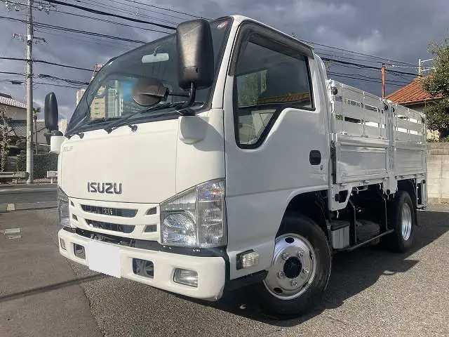 いすゞ エルフ 小型 平ボディ パワーゲート 床鉄板 の中古トラック【車両No.178847】