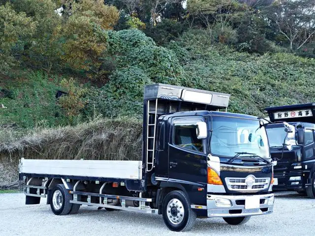 日野 レンジャー 中型/増トン 平ボディ 床鉄板 アルミブロック の中古トラック【車両No.178894】