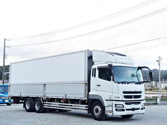三菱 スーパーグレート 大型 ウイング エアサス ベッド の中古トラック【車両No.178896】