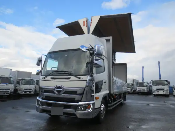 日野 レンジャー 中型/増トン ウイング エアサス ベッド の中古トラック【車両No.179011】