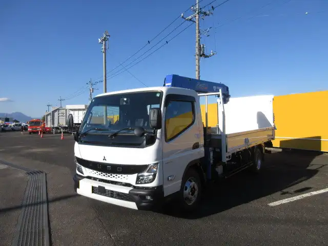三菱 キャンター 小型 クレーン付 パワーゲート 4段 の中古トラック【車両No.179109】