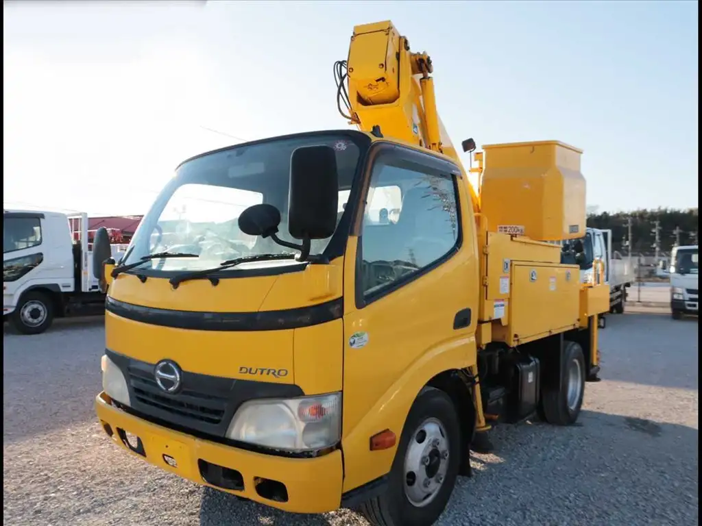 日野 デュトロ 小型 高所・建柱車 高所作業車 BKG-XZU304X の中古トラック【車両No.179111】