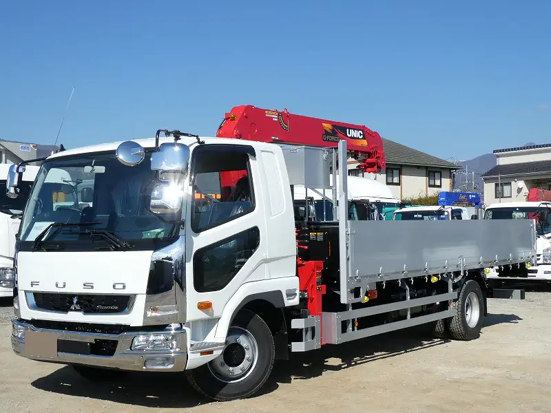 三菱 ファイター 中型/増トン クレーン付 アルミブロック 5段 の中古トラック【車両No.179210】