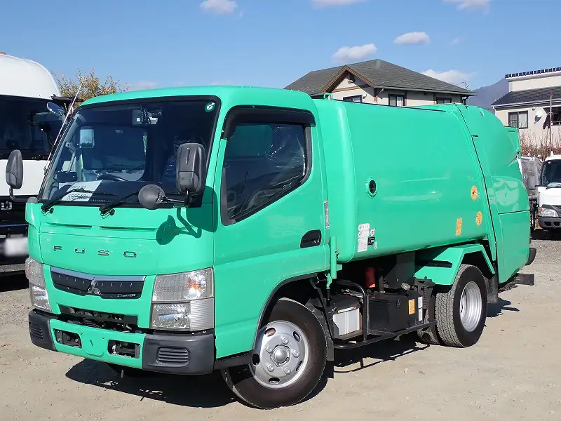 三菱 キャンター 小型 パッカー車 プレス式 回転ダンプ式 の中古トラック【車両No.179140】