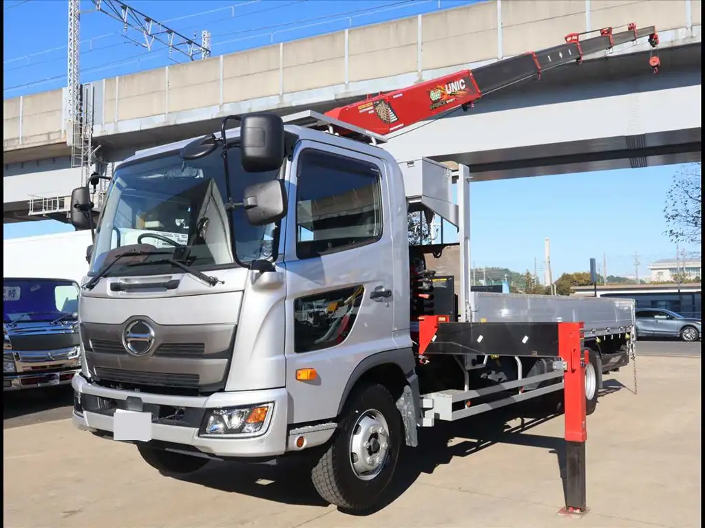 日野 レンジャー 中型/増トン クレーン付 アルミブロック 6段 の中古トラック【車両No.179255】
