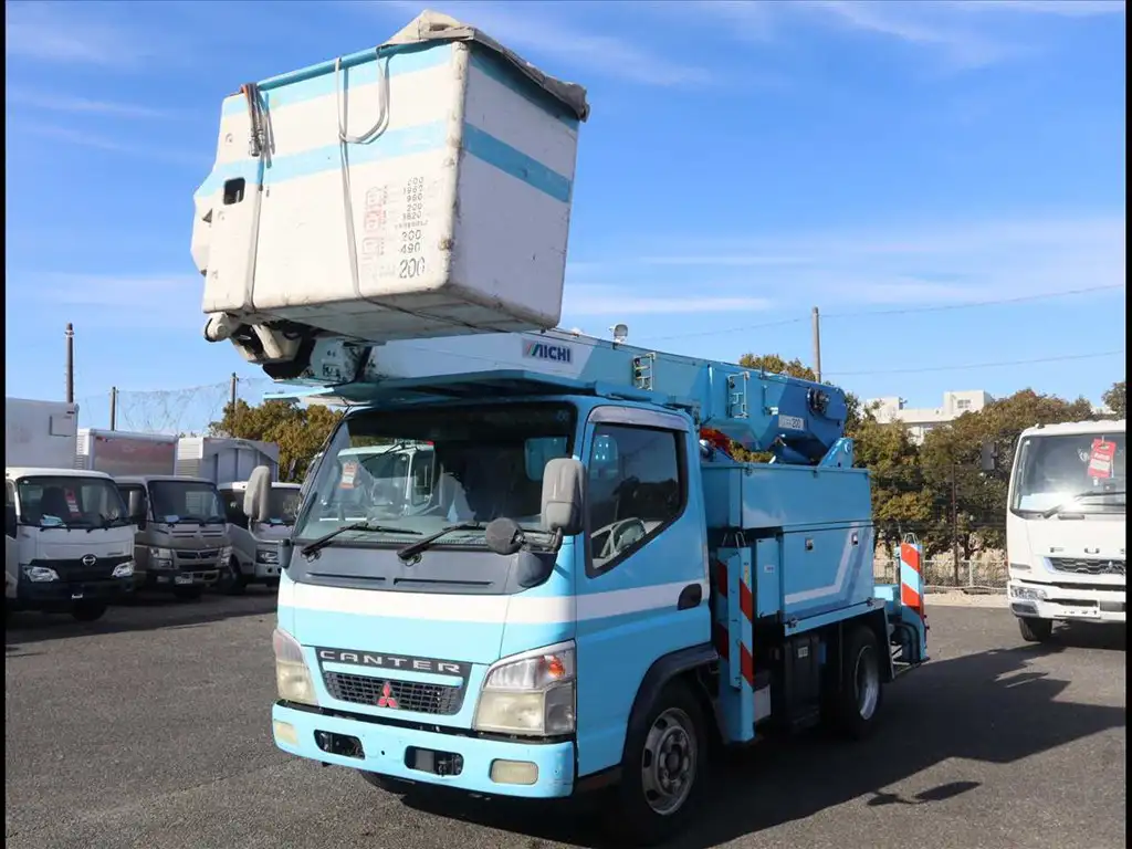 三菱 キャンター 小型 高所・建柱車 高所作業車 電工仕様 の中古トラック【車両No.179274】