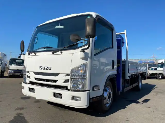 いすゞ エルフ 小型 車両重機運搬 ラジコン フックイン の中古トラック【車両No.179366】