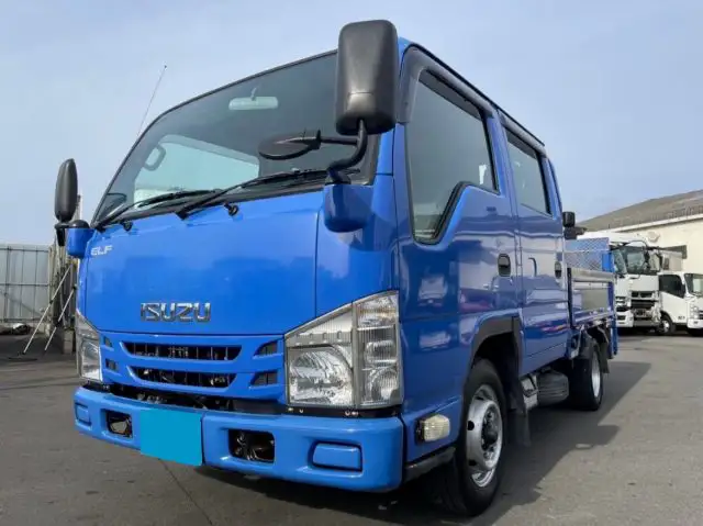 いすゞ エルフ 小型 平ボディ Wキャブ パワーゲート の中古トラック【車両No.179244】