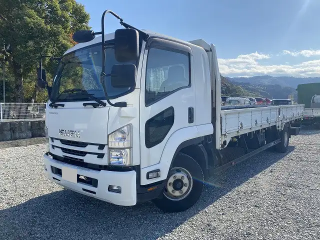 いすゞ フォワード 中型/増トン 平ボディ 床鉄板 ベッド の中古トラック【車両No.179700】