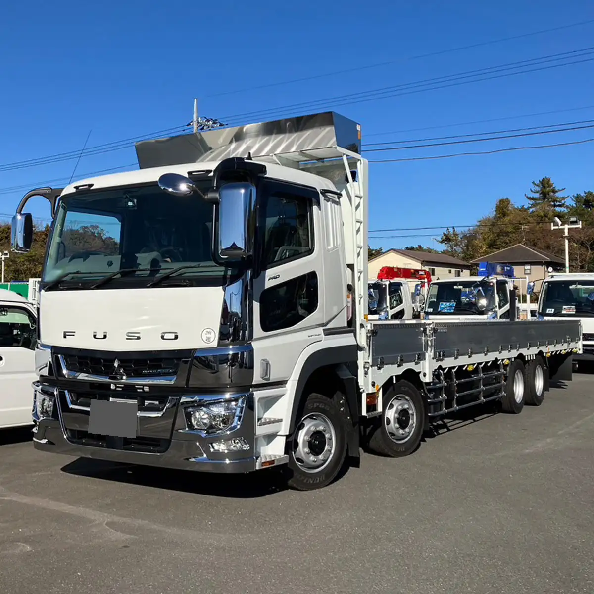 三菱 スーパーグレート 大型 平ボディ アルミブロック エアサス の中古トラック【車両No.179772】