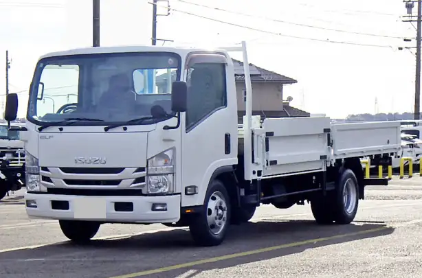 いすゞ エルフ 小型 平ボディ パワーゲート TKG-NPR85AR の中古トラック【車両No.179839】