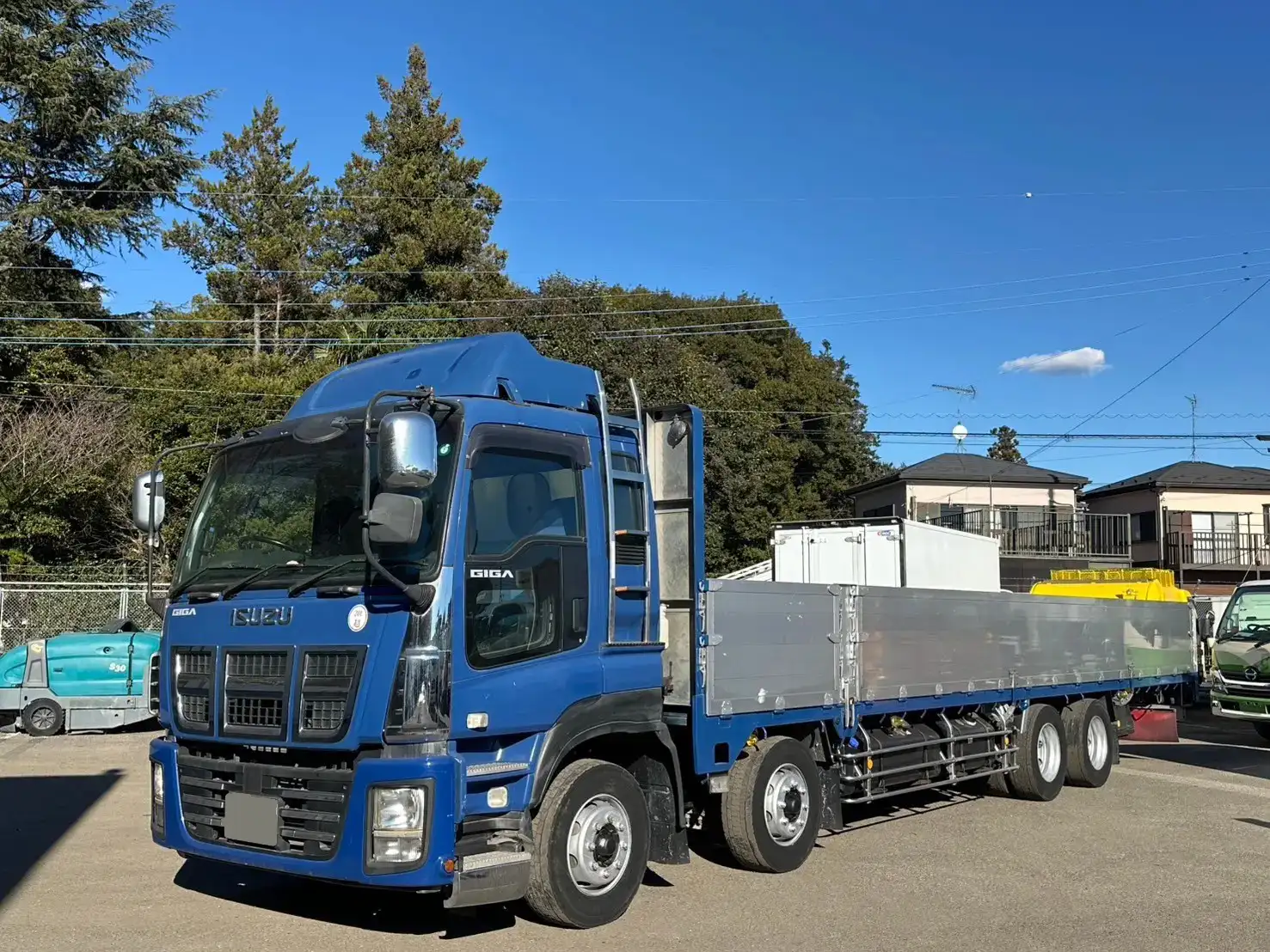 いすゞ ギガ 大型 平ボディ アルミブロック エアサス の中古トラック【車両No.179840】