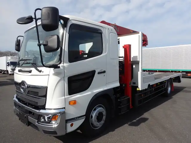 日野 レンジャー 中型/増トン 車両重機運搬 4段クレーン ラジコン の中古トラック【車両No.179590】