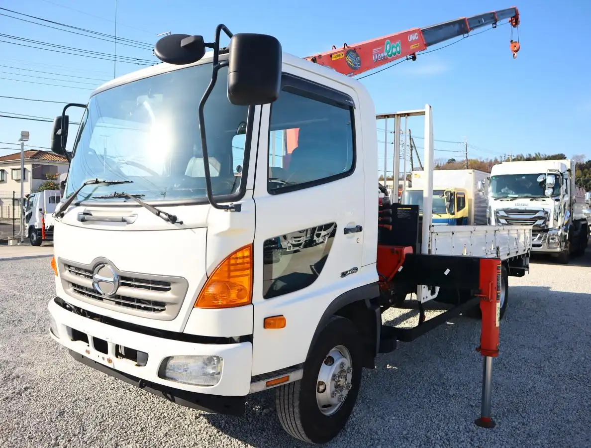 日野 レンジャー 中型/増トン クレーン付 4段 ラジコン の中古トラック【車両No.179513】