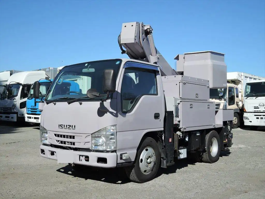 いすゞ エルフ 小型 高所・建柱車 高所作業車 電工仕様 の中古トラック【車両No.179975】