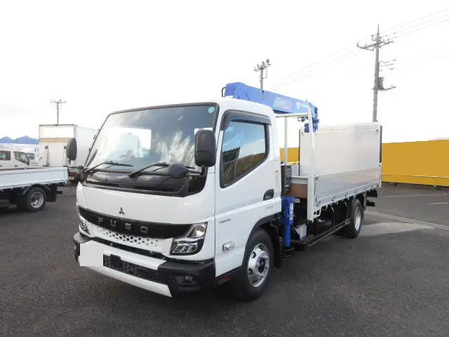 三菱 キャンター 小型 クレーン付 パワーゲート アルミブロック の中古トラック【車両No.180106】