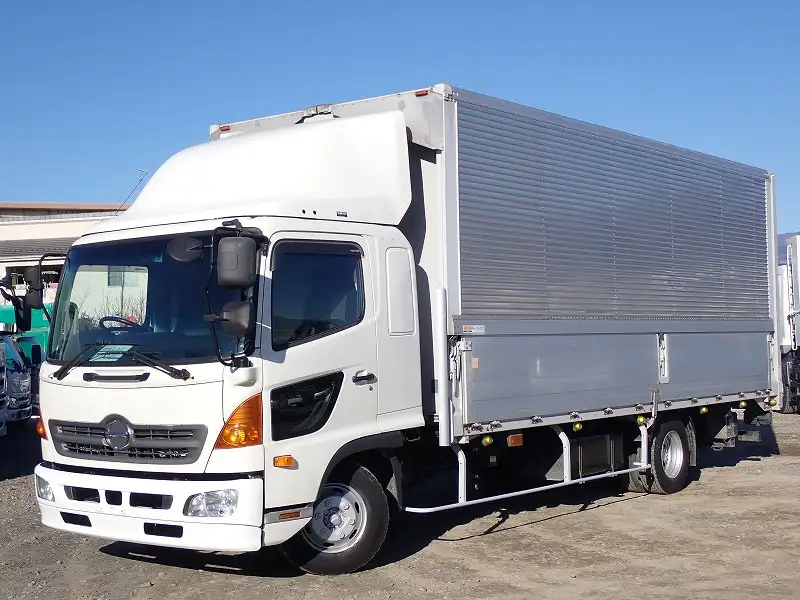 日野 レンジャー 中型/増トン ウイング パワーゲート 床鉄板 の中古トラック【車両No.180229】