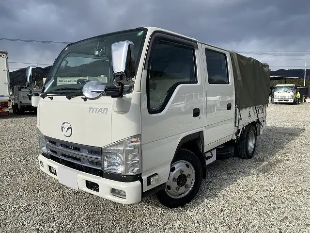 マツダ タイタン 小型 平ボディ Wキャブ 幌 の中古トラック【車両No.180294】
