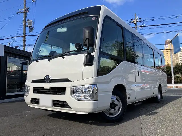トヨタ コースター 小型 バス マイクロバス SKG-XZB70 の中古トラック【車両No.180295】