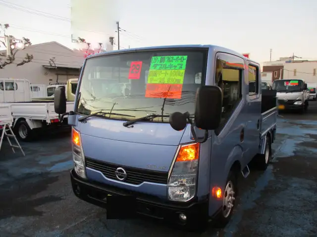 日産 アトラス 小型 平ボディ Wキャブ パワーゲート の中古トラック【車両No.180326】
