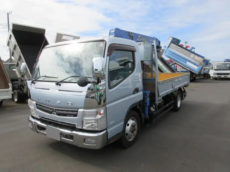 三菱 キャンター 小型 クレーン付 4段 ラジコン の中古トラック【車両No.180464】