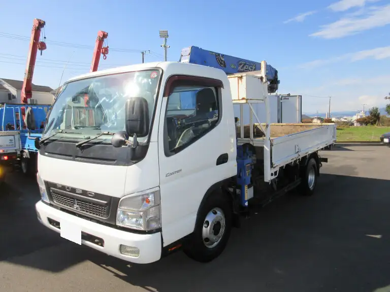 三菱 キャンター 小型 クレーン付 4段 ラジコン の中古トラック【車両No.180465】