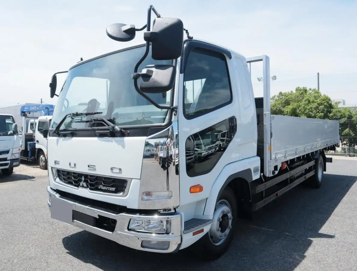 三菱 ファイター 中型/増トン 平ボディ アルミブロック ベッド の中古トラック【車両No.180527】