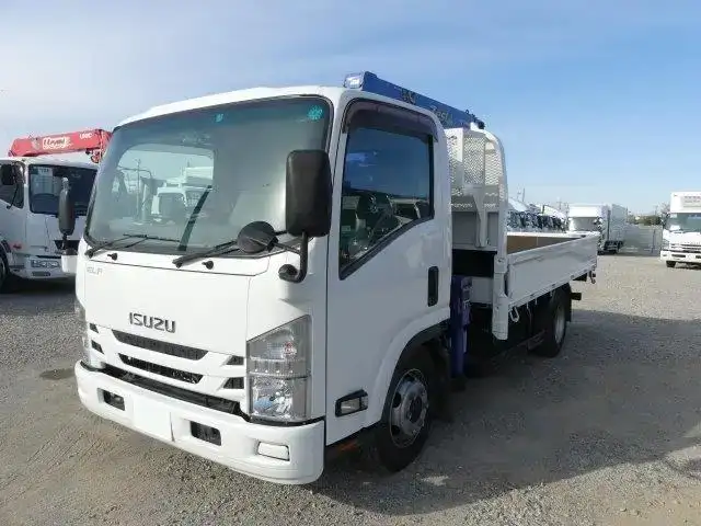 いすゞ エルフ 小型 クレーン付 3段 ラジコン の中古トラック【車両No.180542】