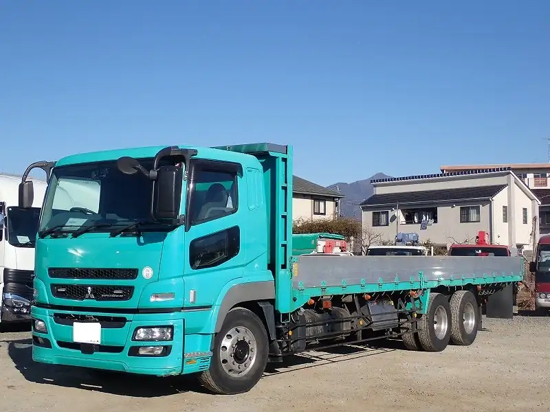 三菱 スーパーグレート 大型 平ボディ アルミブロック エアサス の中古トラック【車両No.180628】