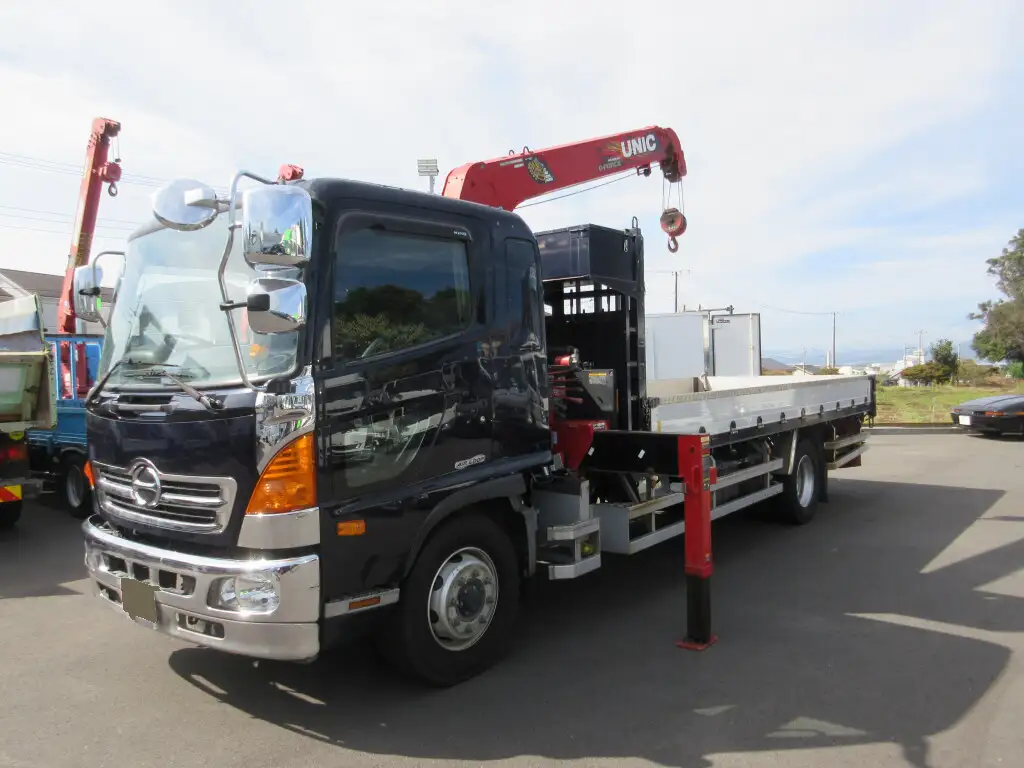 日野 レンジャー 中型/増トン クレーン付 4段 ラジコン の中古トラック【車両No.180642】