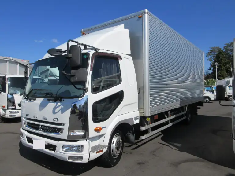 三菱 ファイター 中型/増トン アルミバン パワーゲート ベッド の中古トラック【車両No.180589】