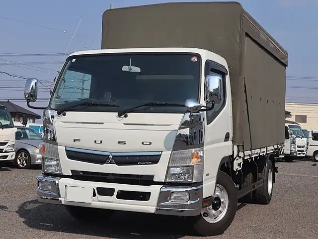 三菱 キャンター 小型 平ボディ 幌 2PG-FEB90 の中古トラック【車両No.180673】