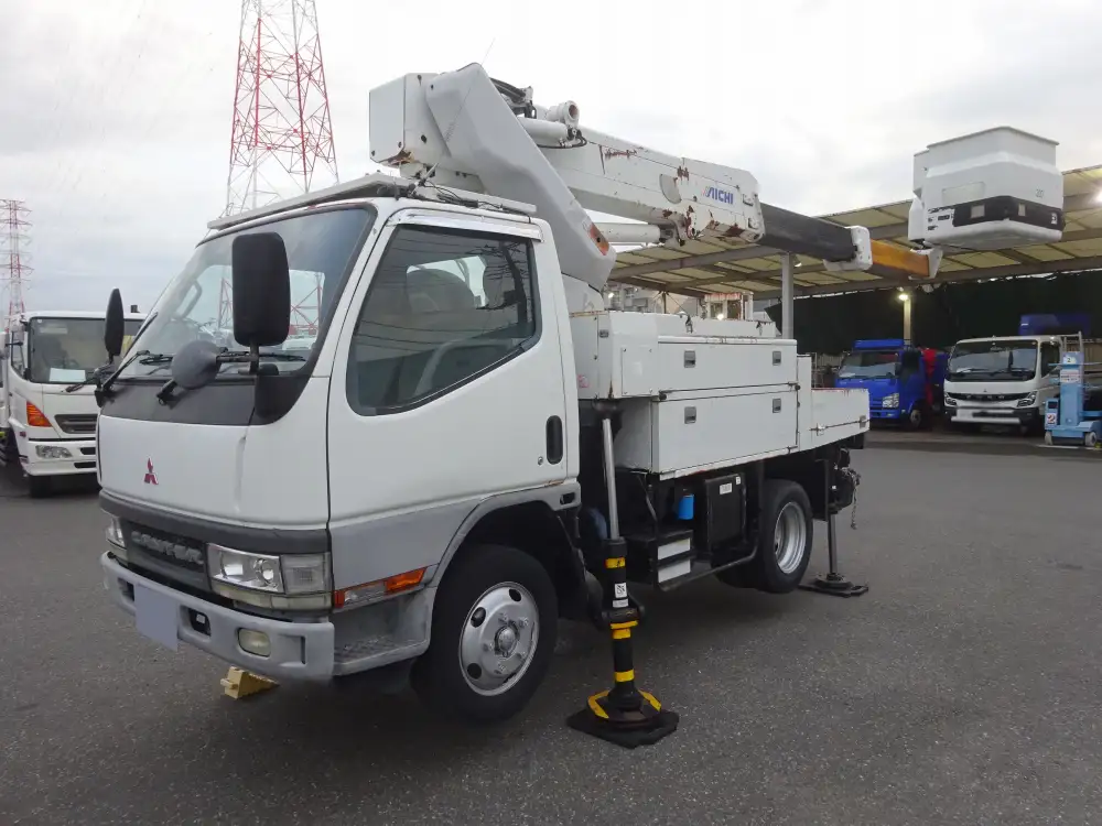 三菱 キャンター 小型 高所・建柱車 高所作業車 電工仕様 の中古トラック【車両No.180886】