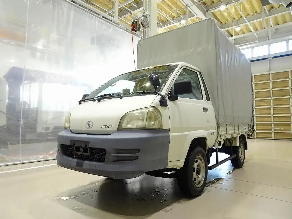 トヨタ ライトエース 小型 平ボディ 幌 GK-KM85 の中古トラック【車両No.181024】