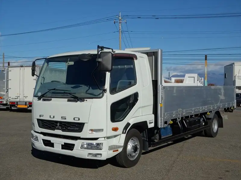 三菱 ファイター 中型/増トン 平ボディ アルミブロック ベッド の中古トラック【車両No.181071】
