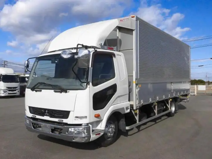 三菱 ファイター 中型/増トン ウイング パワーゲート ベッド の中古トラック【車両No.181224】
