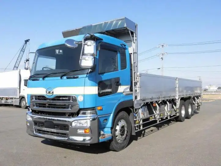 日産UD クオン 大型 平ボディ アルミブロック エアサス の中古トラック【車両No.181222】