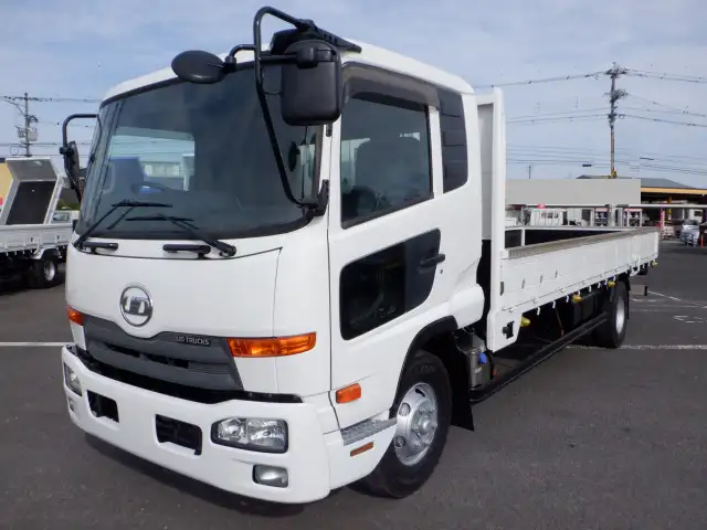 日産UD コンドル 中型/増トン 平ボディ 床鉄板 ベッド の中古トラック【車両No.181324】