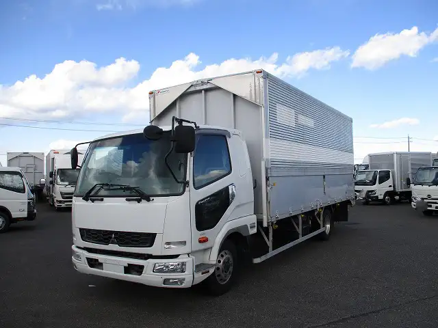 三菱 ファイター 中型/増トン ウイング ベッド SKG-FK61F の中古トラック【車両No.181275】