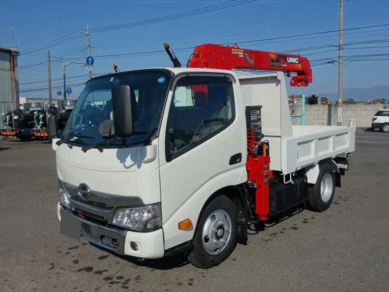 日野 デュトロ 小型 ダンプ 強化 クレーン付き の中古トラック【車両No.181522】