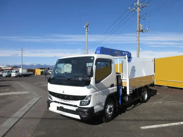 三菱 キャンター 小型 クレーン付 パワーゲート アルミブロック の中古トラック【車両No.181341】
