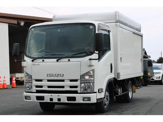 いすゞ エルフ 小型 アルミバン ボトルカー サイドドア の中古トラック【車両No.181630】