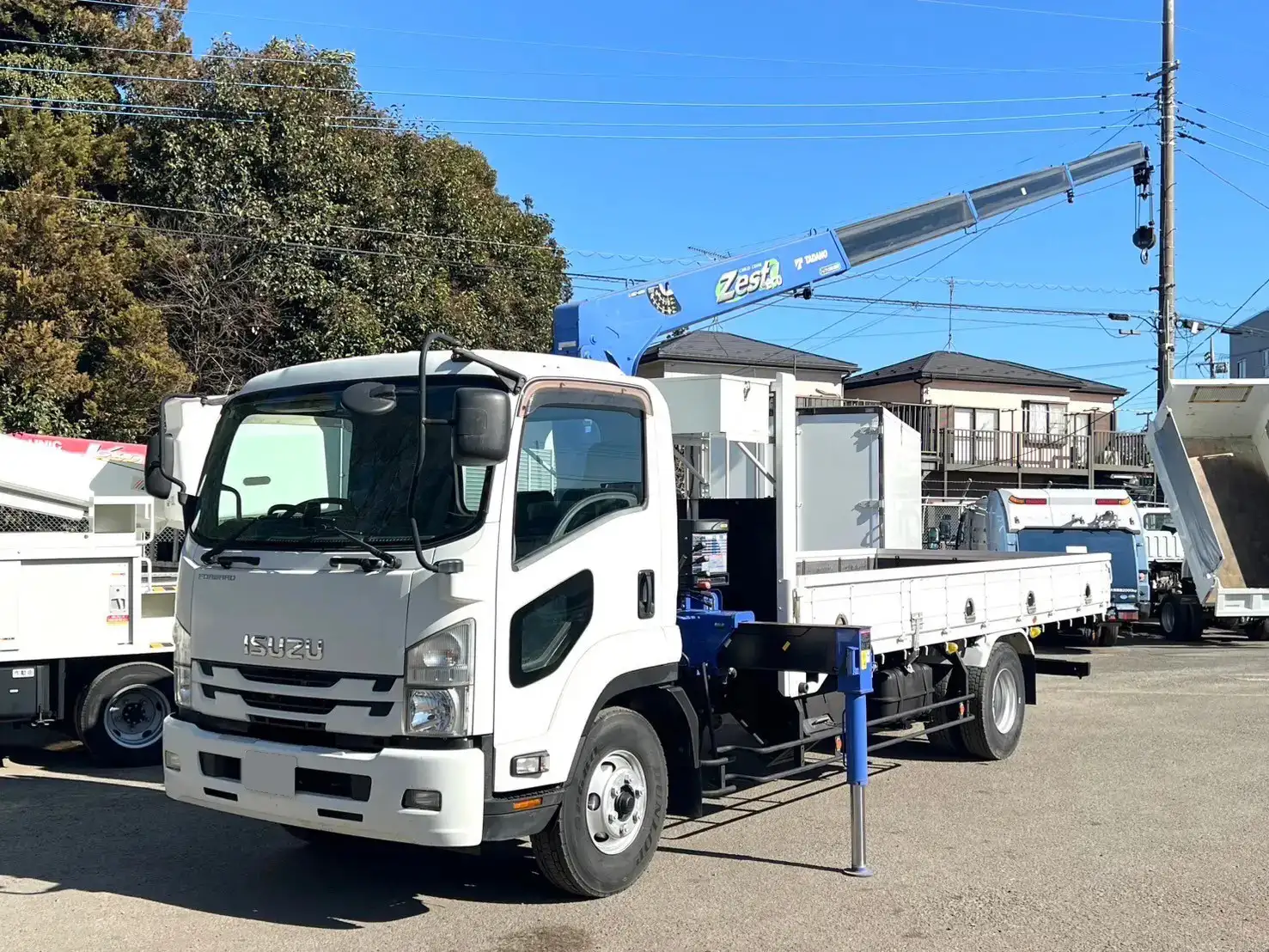 いすゞ フォワード 中型/増トン クレーン付 4段 ラジコン の中古トラック【車両No.181709】