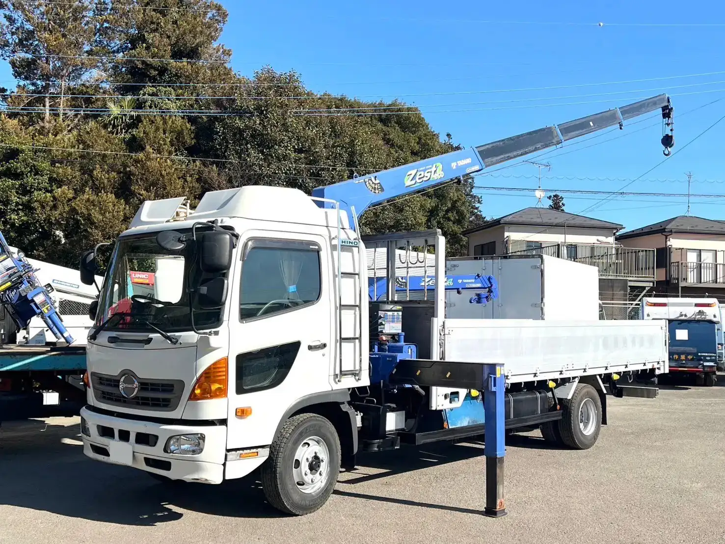 日野 レンジャー 中型/増トン クレーン付 アルミブロック 4段 の中古トラック【車両No.181707】