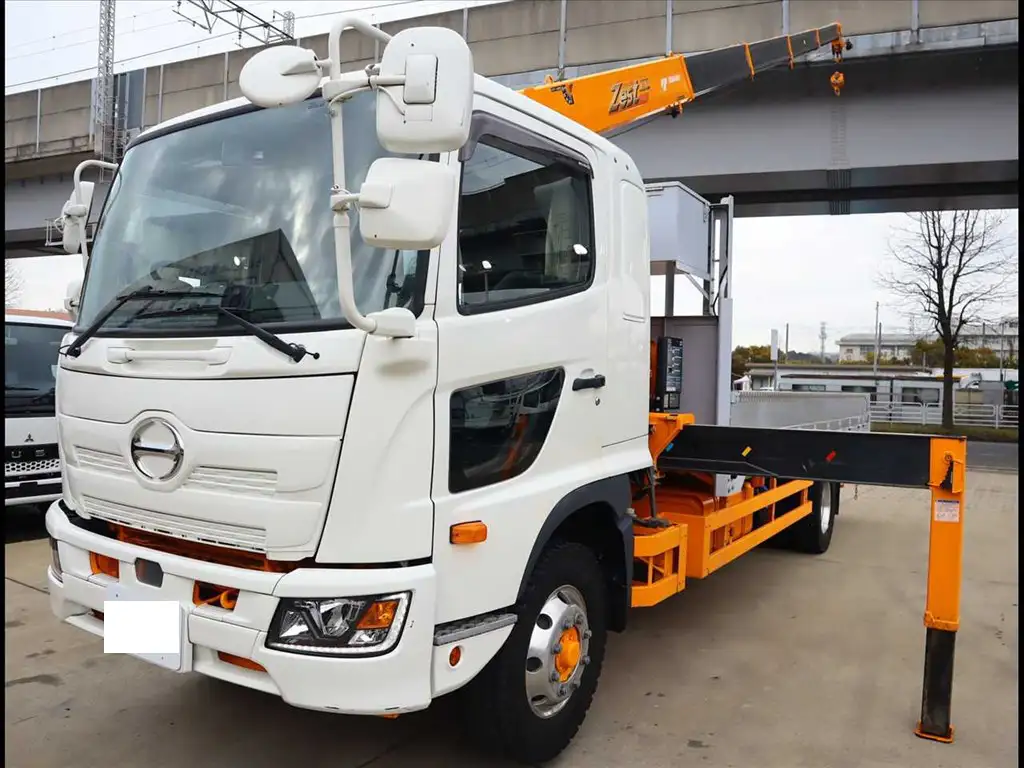 日野 レンジャー 中型/増トン クレーン付 床鉄板 アルミブロック の中古トラック【車両No.181812】
