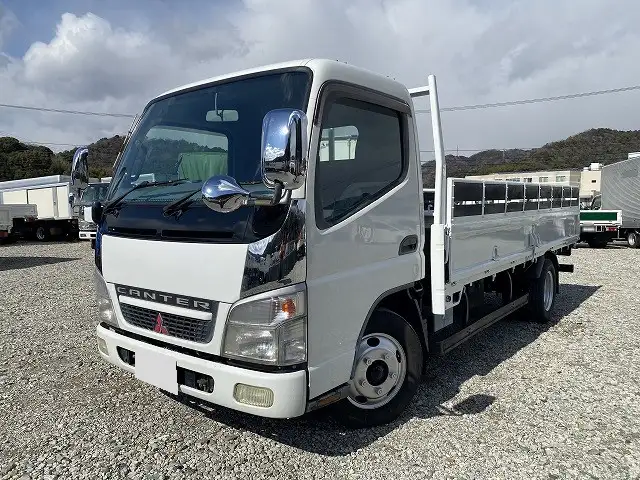 三菱 キャンター 小型 平ボディ 床鉄板 PA-FE72DE の中古トラック【車両No.181986】