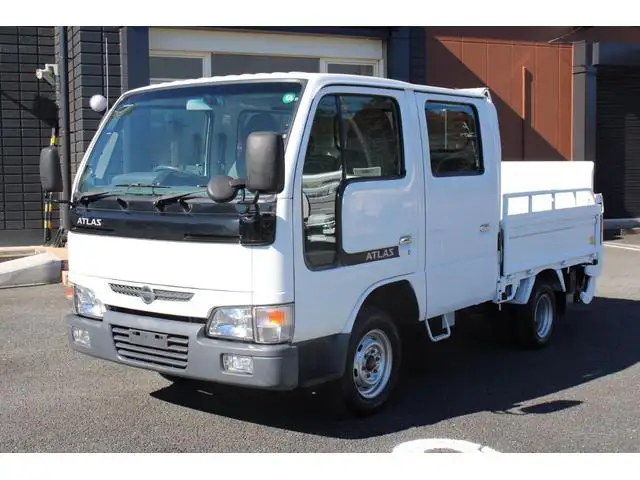 日産 アトラス 小型 平ボディ Wキャブ パワーゲート の中古トラック【車両No.182004】